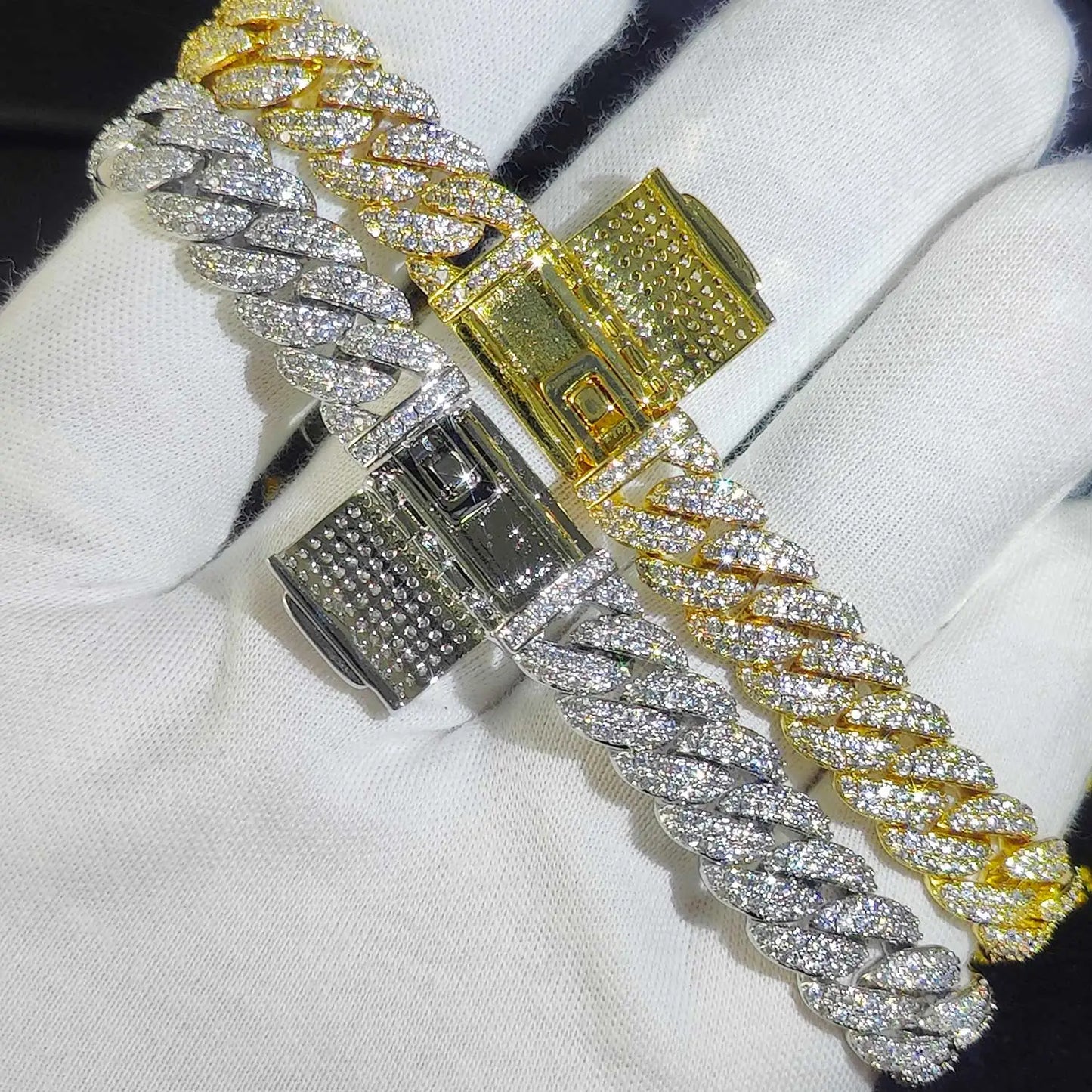 Moissanite Link Bracelet