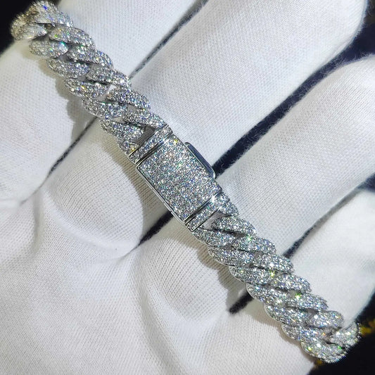 Moissanite Link Bracelet